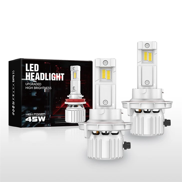 Медна тръба бързо охлаждане LED крушка 45W силен вентилатор H13